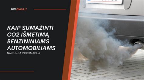 infografika su patarimais, kaip sumažinti CO2 emisijas vairuojant automobilį