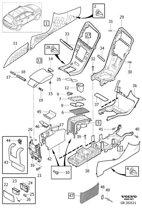 „Volvo XC60“ išorės matmenų schema