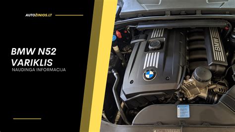 BMW 330 variklis su pavaizduotomis pagrindinėmis sistemomis