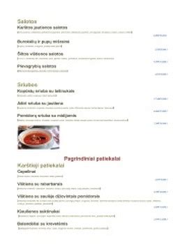 Teminė nuotrauka: interneto svetainės navigacijos meniu pavyzdys