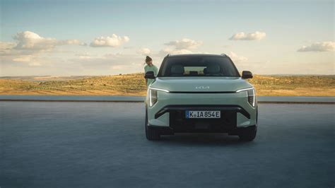 Kia EV9 išorės dizainas ir priekiniai žibintai