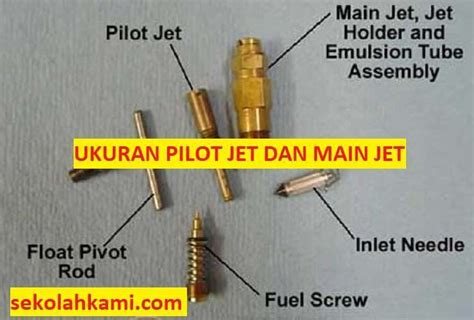 Motorolerio karbiuratoriaus detalių schema su aprašymais (Pilot Jet, Main Jet, adata)