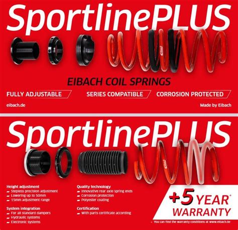 Eibach SportlinePLUS amortizatorių komplektas