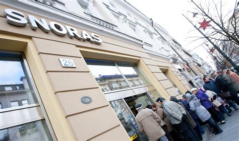 Sniegas apie Snoras banko nacionalizavimą