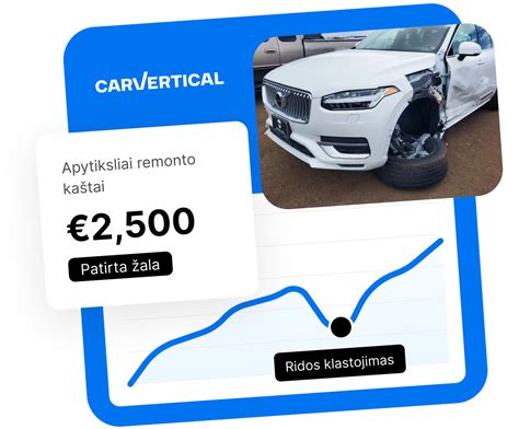 automobilio Carvertical ataskaita