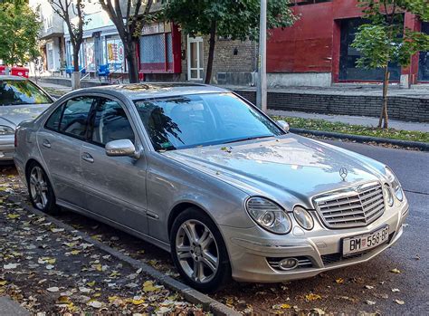Mercedes-Benz W211 saugumo sistemų vizualizacija