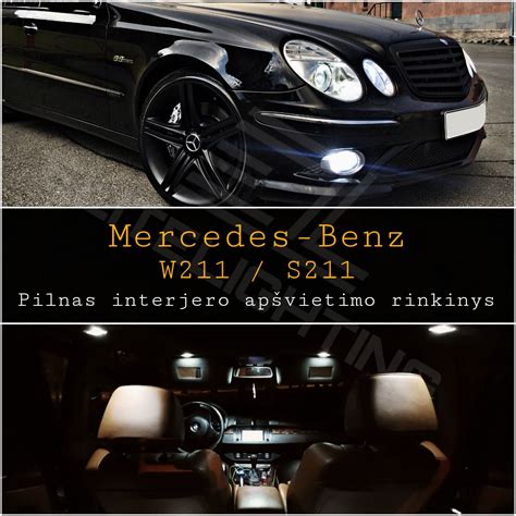 Mercedes-Benz W211 salono interjero nuotrauka