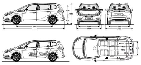 Opel Zafira Tourer lanksčios sėdynių sistemos schema