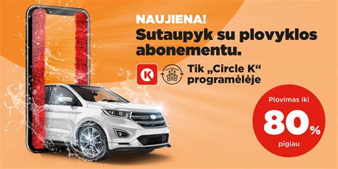 Circle K automobilių plovyklos lokacijos žemėlapis