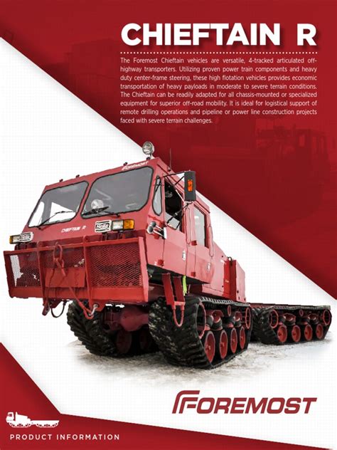 Foremost Chieftain R dirbantis atšiaurioje, bekelės aplinkoje su vamzdžiais ar gręžimo įranga