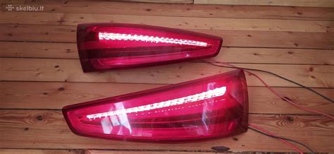 Palyginimas LED ir halogeninių automobilio galinių žibintų