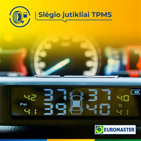 Infografika apie TPMS sistemos svarbą