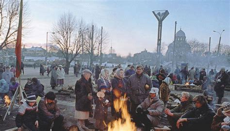 Vilniaus viešbučio „Karolina“ nuotrauka 1991 m. sausio mėn.