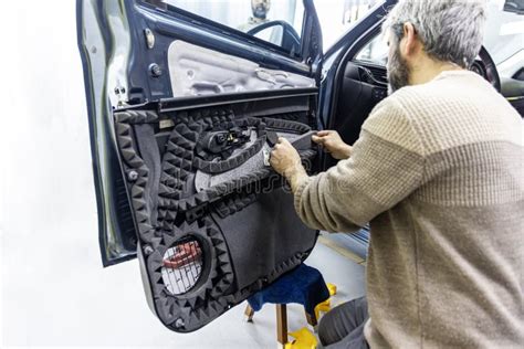 Photo of a car after sound insulation installation