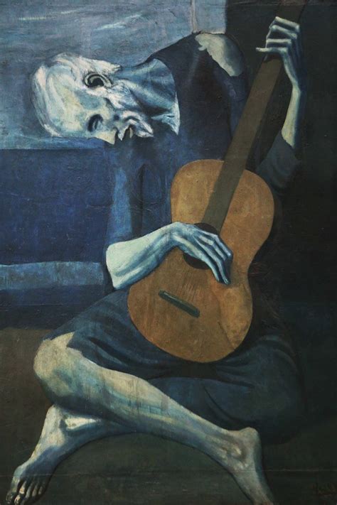 Paveikslas „Senas gitaristas“