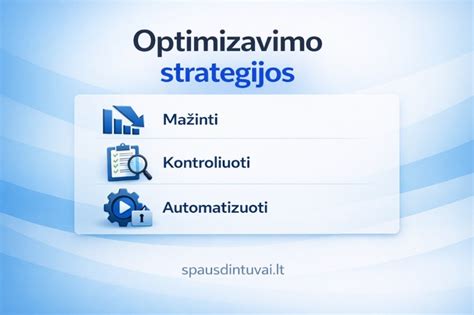 Schema: degalų sąnaudų optimizavimo strategijos