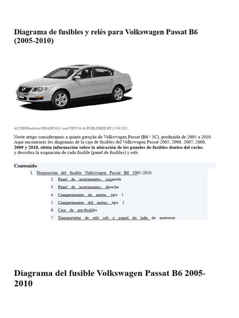 diagrama su Passat B6 saugiklių dėžučių ir relių vietomis variklio skyriuje