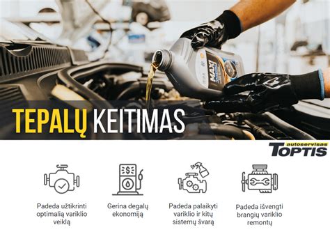 Teminė nuotrauka: tepalų keitimas automobilyje
