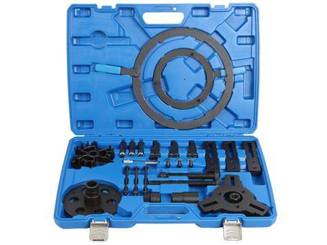 Camshaft/valdymo blokų ir sankabos komponentų diagramė (PowerShift, ZF, DSG kontekstui)