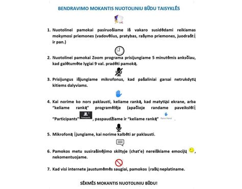 Schema, iliustruojanti svarbiausius nuotolinio mokymosi principus