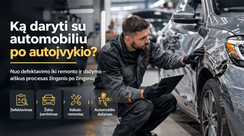 Infografika: ką daryti po eismo įvykio