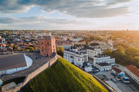 Vaizdas nuo Gedimino pilies bokšto į Vilniaus senamiestį