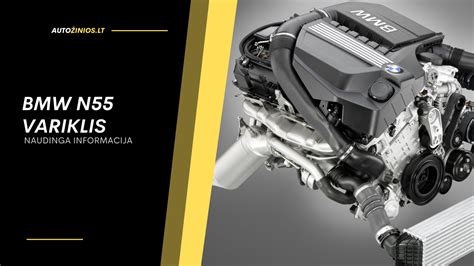 BMW N54 variklio schema su turbinos sistema