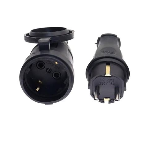Schema: 16A 250V maitinimo kabelio sandara