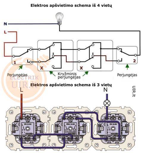 Schema, vaizduojanti elektrinio bagažinės amortizatoriaus sujungimą su automobilio elektros instaliacija.