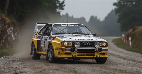 Audi Quattro ralio automobilis
