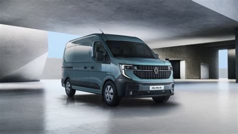 Renault Master kėbulo tipų schema su išmatavimais