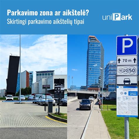 Nuotrauka, vaizduojanti garažų teritoriją su kelio ženklais ir vaizdo kameromis