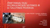 Išmetamųjų dujų recirkuliacijos sistemos veikimo principo iliustracija