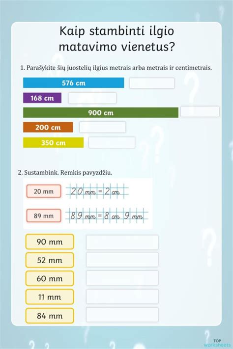 Schema, iliustruojanti PSI ir BAR matavimo vienetus