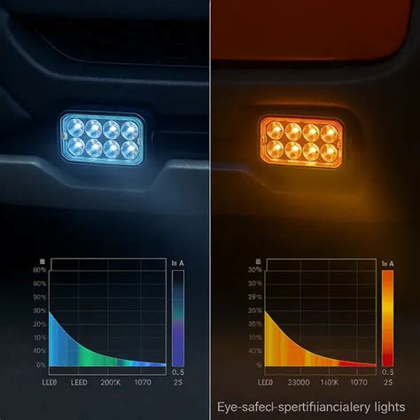 Palyginimas skirtingų tipų galinių žibintų (LED vs Halogeniniai)