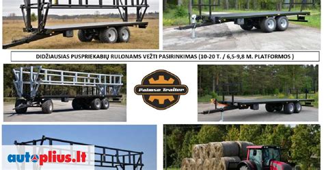 Infografika: Bortinės priekabos ir platformos pavyzdys