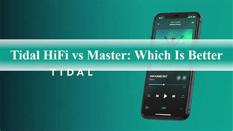 TIDAL HiFi vs Master diagram