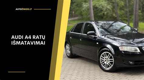Audi A4 ratlankių ir padangų dydžių lentelė