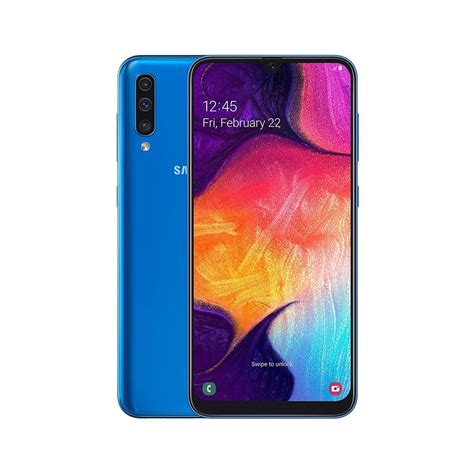 Samsung Galaxy A50 dizaino elementų pavyzdys