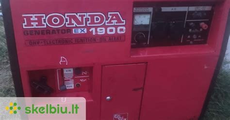 Honda generatorių asortimento iliustracija