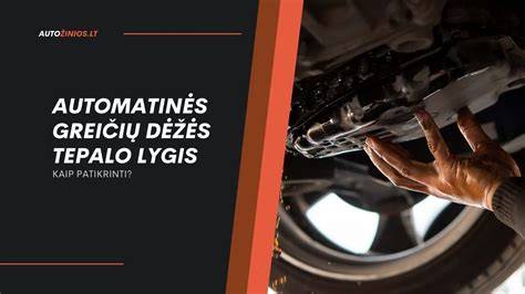 Infografika: žingsniai, kaip atliekamas pilnas automatinių pavarų dėžių tepalų keitimas