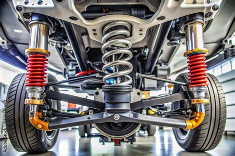 Thematic photo of car springs and shock absorbers