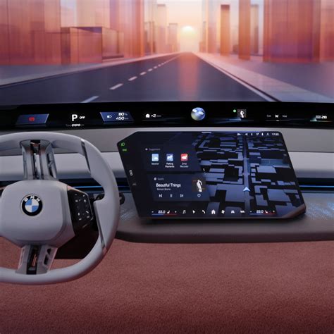 BMW E61 interjeras su iDrive valdymo pultu ir ekranu