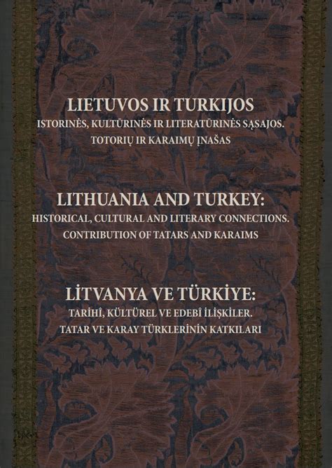 Totorių ir karaimų kultūrinio paveldo iliustracijos