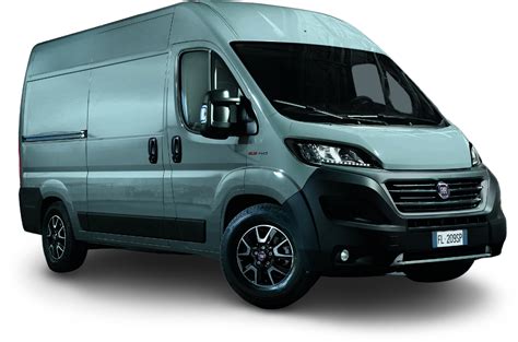 Tematinė Fiat Ducato furgono iliustracija krovinių gabenimo aplinkoje