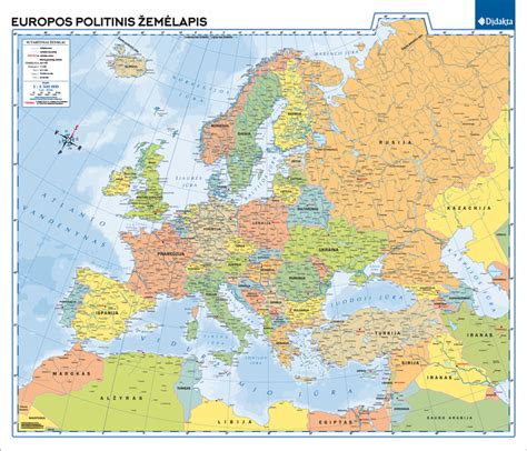 Europos žemėlapis, rodantis tolimųjų reisų vairuotojų atlyginimų skirtumus