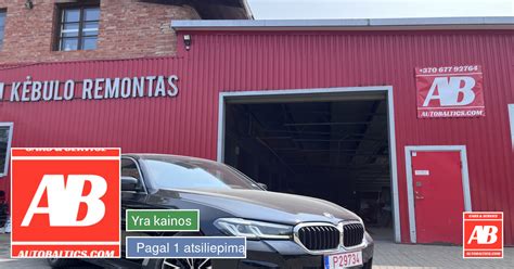 Kėbulo remonto darbai autoservise