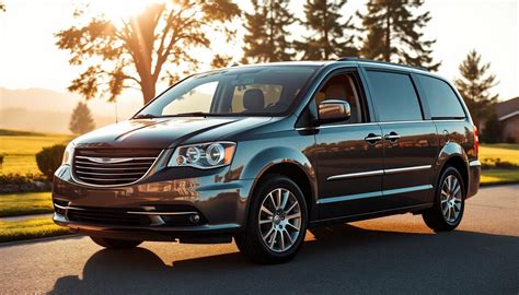 Šeimos miniveno Chrysler Grand Voyager nuotrauka kelyje