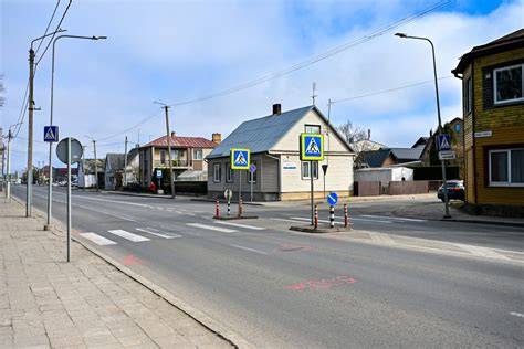 Ties Žiežmarių sankryža su Triliškių gatve, vietovės vaizdas, nurodo avarijos vietą