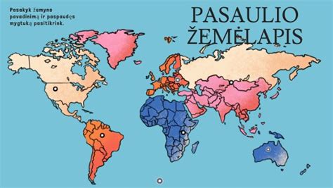 Pasaulio žemėlapis su oro taršos lygio indikatoriais